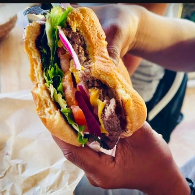 Cabana Big Island Burger.