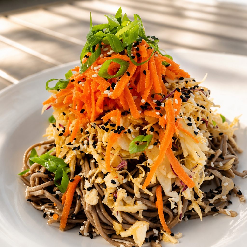 Rainbow Soba Salad.
