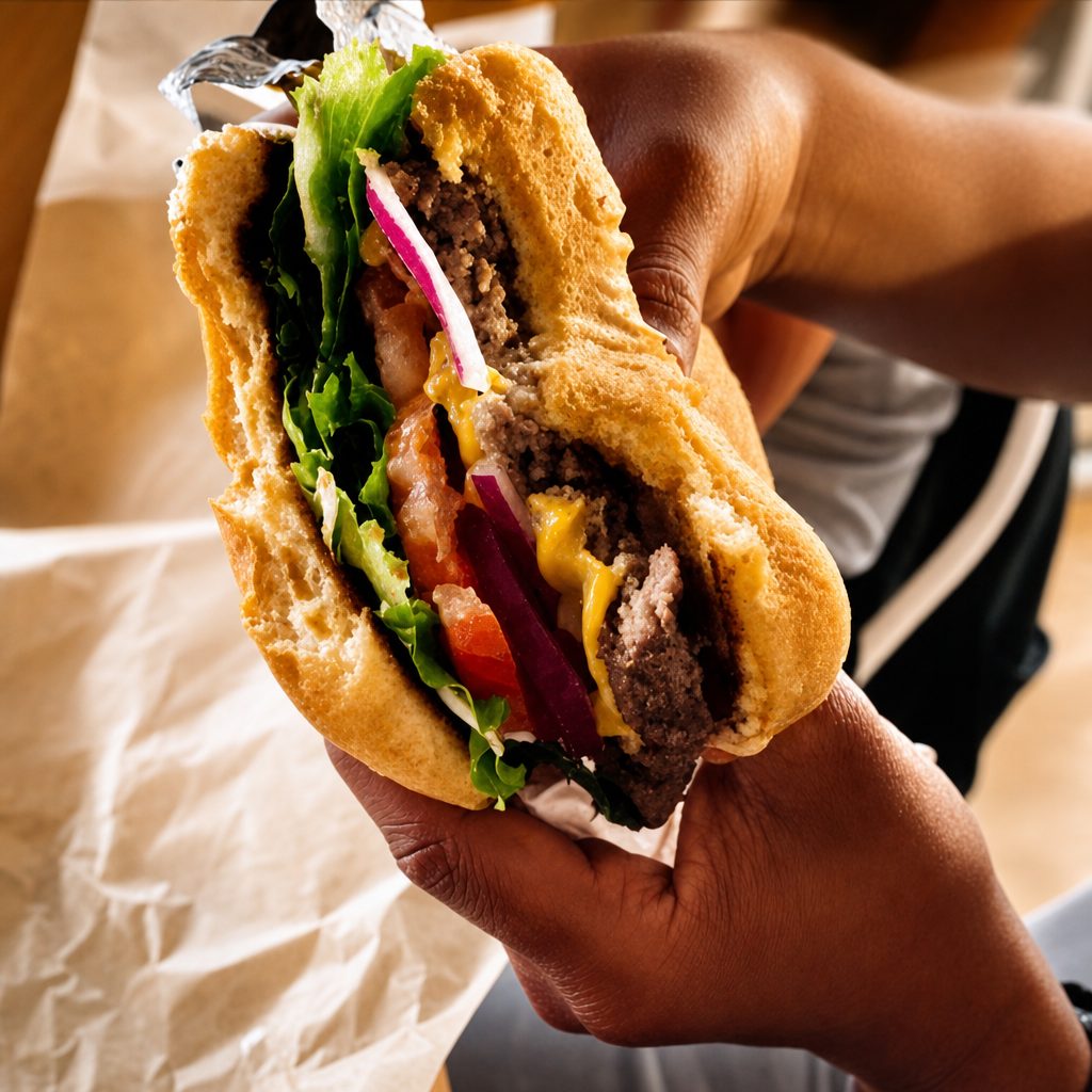 Cabana Big Island Burger.
