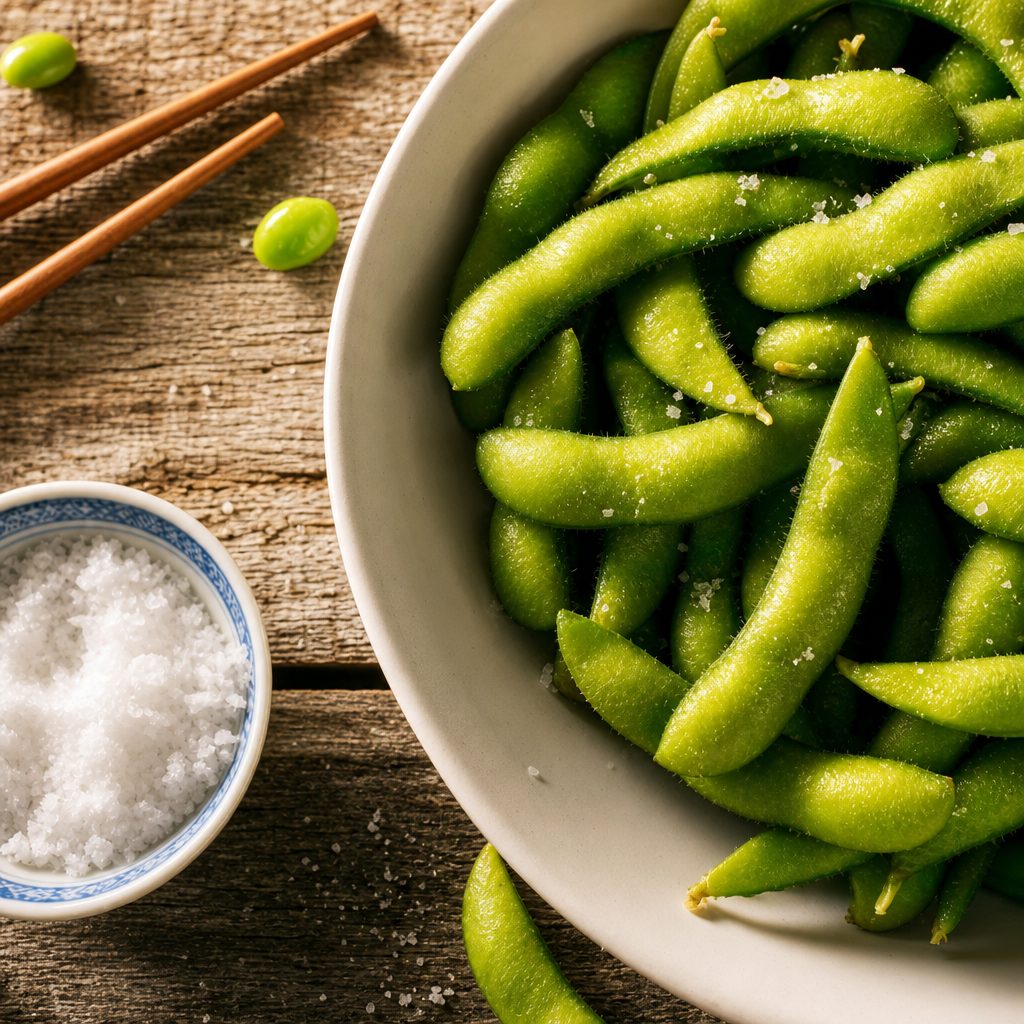 Organic Edamame.